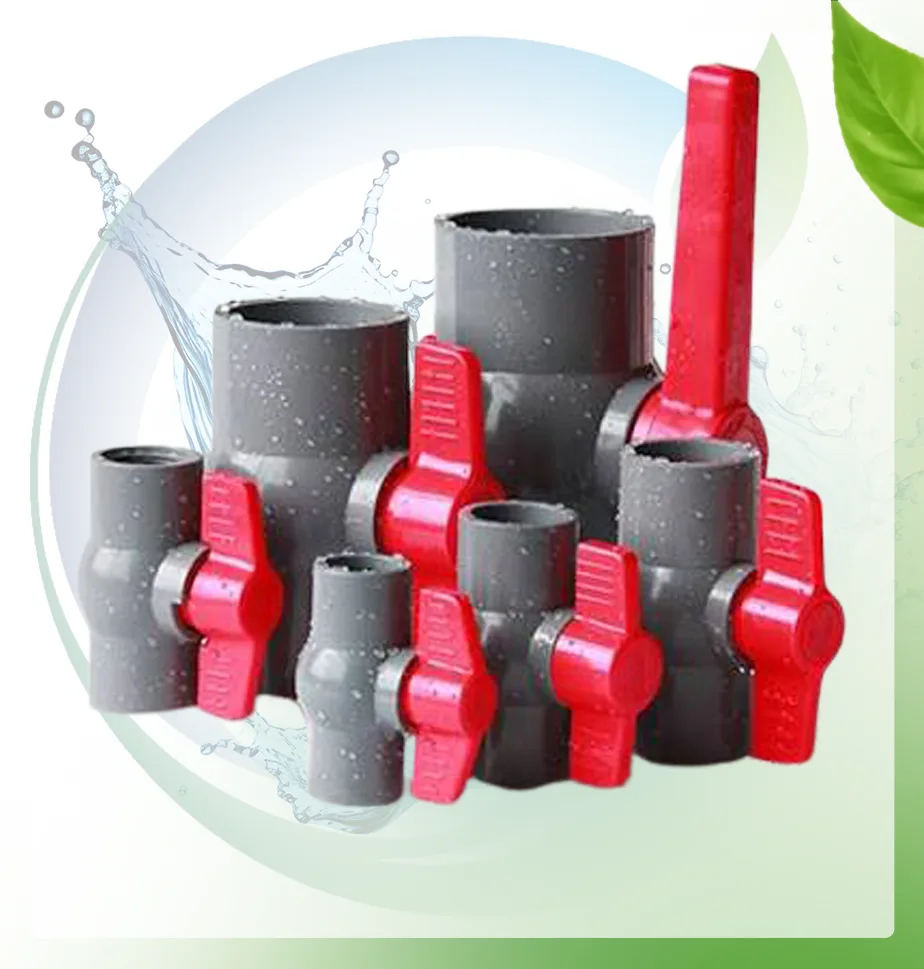 PVC ball valve for irrigation pipeline